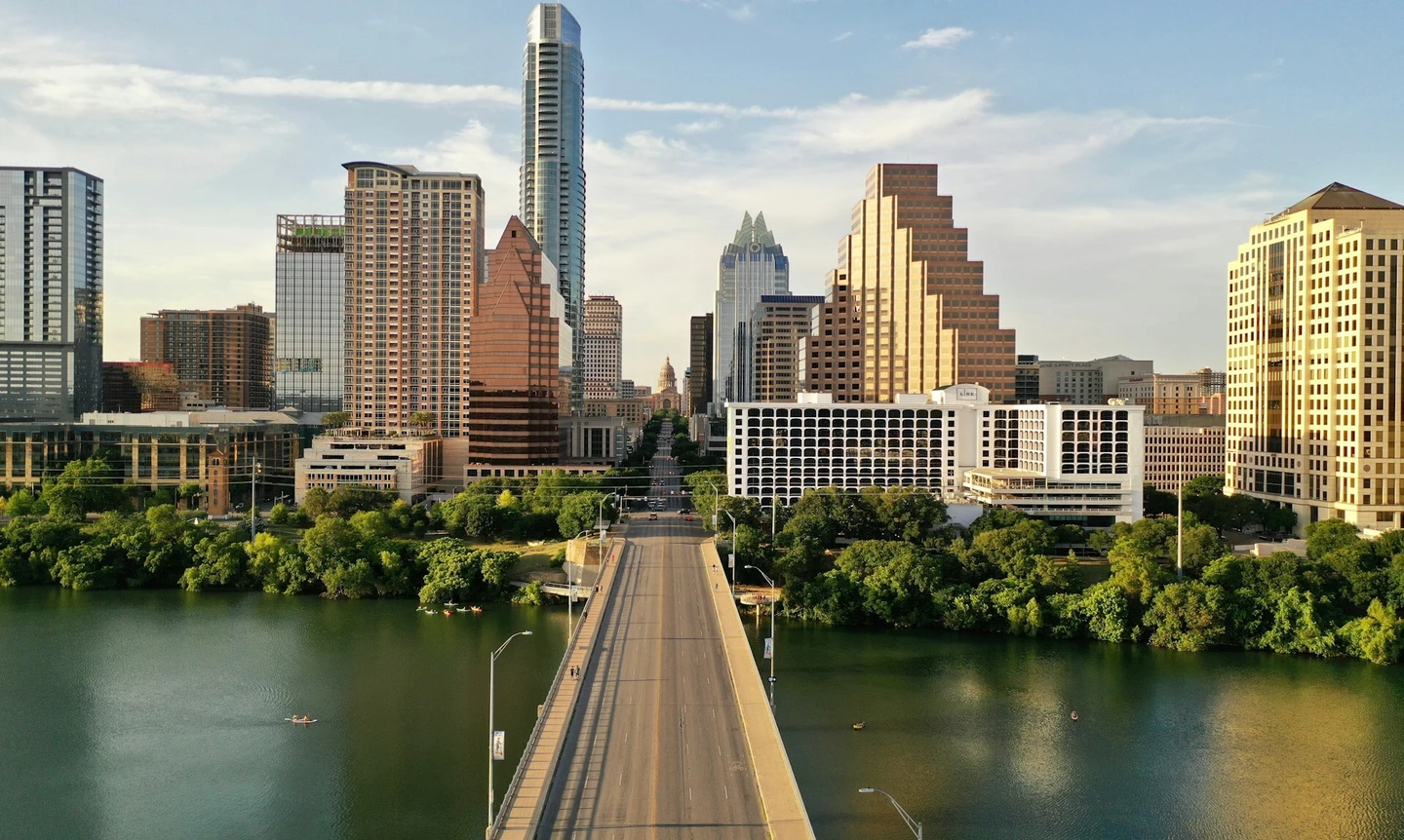 Full width austin banner