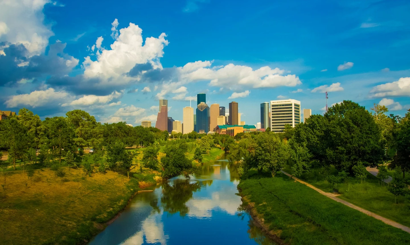 Full width houston banner