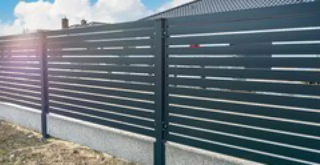 LGA residential steel fence