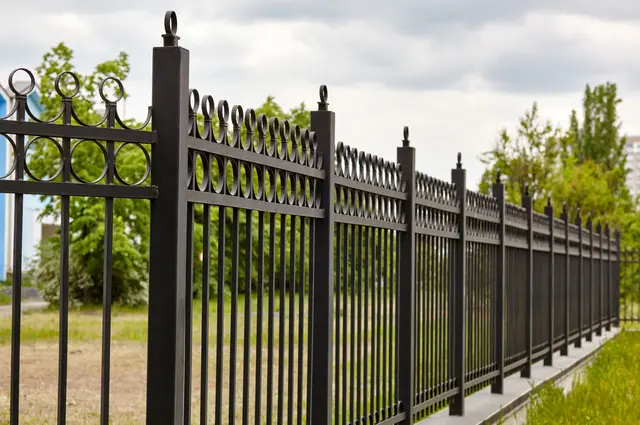 Steel fence