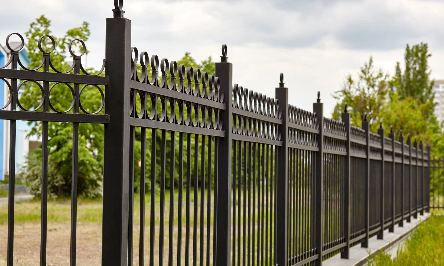 Steel fence